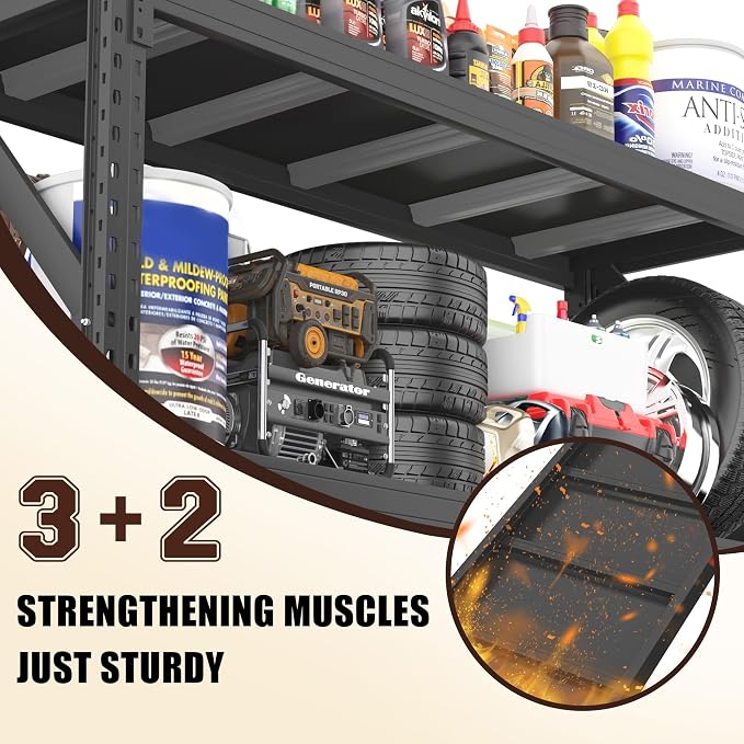 Heavy Duty Garage Shelving Unit - Image 5