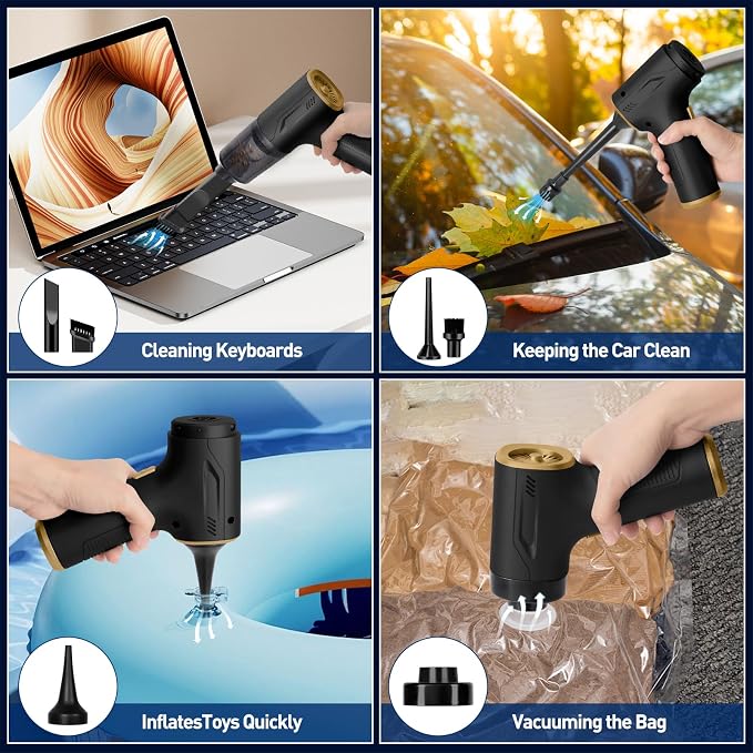 Handheld Car Vacuum Cleaner Cordless, High-Power Brushless 20000PA Mini Hand - Image 2