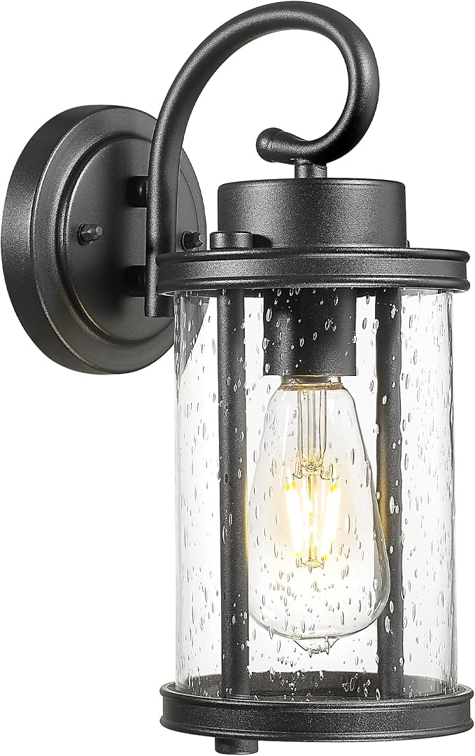 kudos Porch Lights, 12.5 inch Cylinder Outdoor Wall Light, E26 Sockets - Image 7