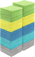 HOMEXCEL Microfiber Cleaning Cloths 100 Pack, Highly Absorbent Microfiber Towels by HOMEXCEL
