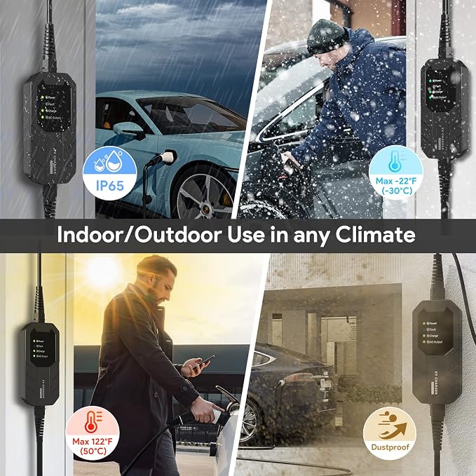Skysword Ⅱ Level 1 EV Charger, EVSE Home Electric Vehicle Portable Charging - Image 3