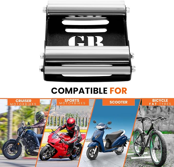 GRAND PITSTOP Motorcycle Roller Wheel Cleaning Stand - Image 8