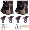 Heavy Duty Swing Sets Brackets Including 2 A-Frame Swing Set Brackets and 4 by ABUSA
