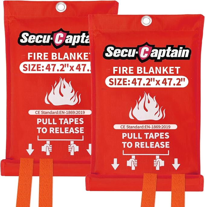 SecuCaptain Emergency Fire Blanket by SecuCaptain
