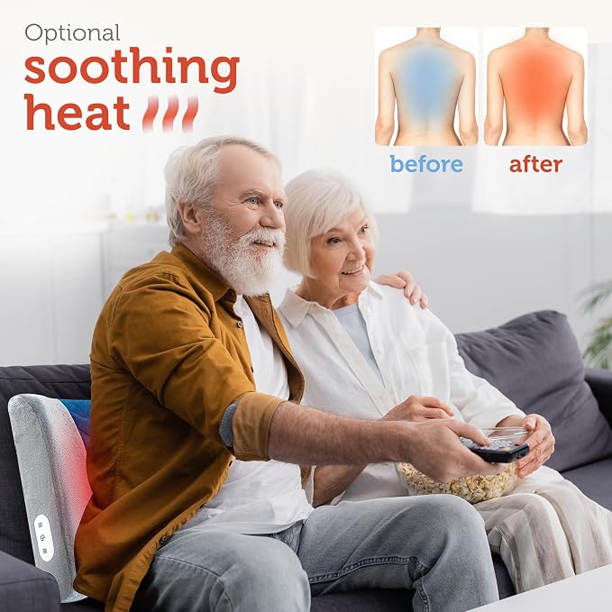 CILI Lumbar Support Pillow for Office Chair, Heated Back Support - Image 3