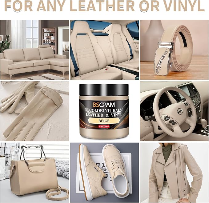 Beige Leather Recoloring Balm - Image 2