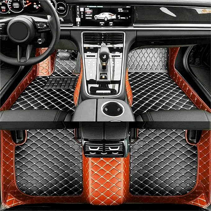 Custom All-Weather Protection Luxury Leather Floor Mats - Image 2