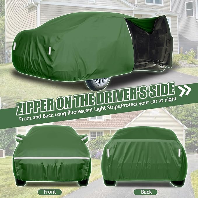 BOSSTONE Car Cover Custom Fit for Toyota Tundra Truck 1999-2021 Double Cab - Image 6