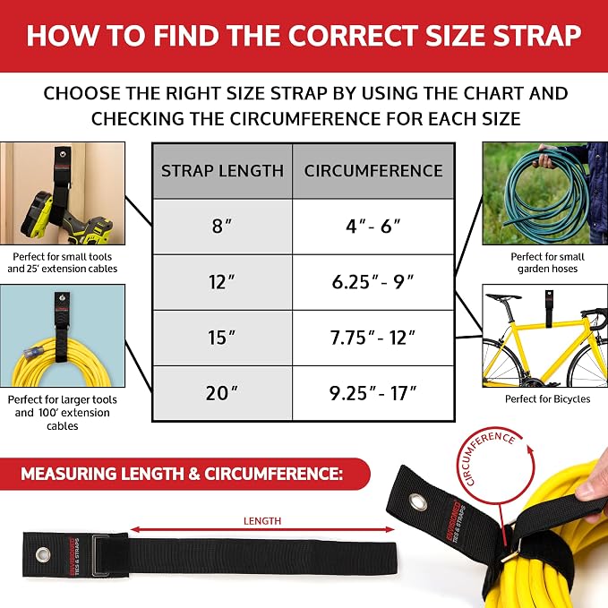 Heavy Duty Hanging Storage Cinch Straps - Image 2