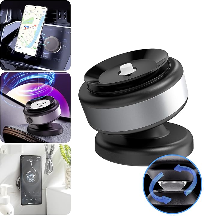 Fostex Vacuum Magnetic Phone Holder Magnet, 360 Adjustable Rotatable Magnetic by Fostex