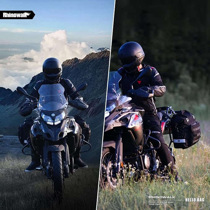 Rhinowalk Motorcycle Saddlebags Waterproof 20-25L Motorcycle Side bag Motorbike - Image 6