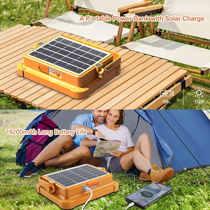 Portable LED Work Solar Light 100W 16500mAh 10000 LM - Image 6