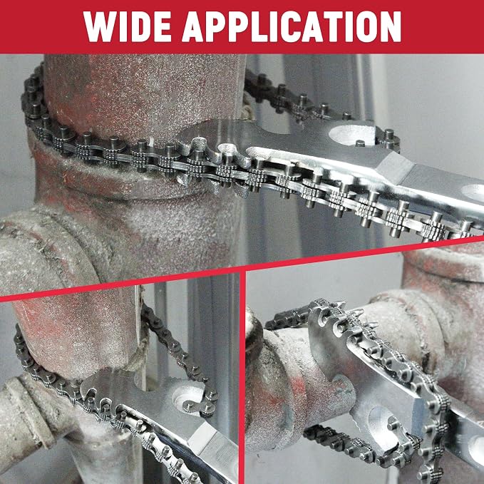 24 Inch Heavy Duty Carbon Steel Pipe Wrench, Fits Max 12 Inch Diameter - Image 6