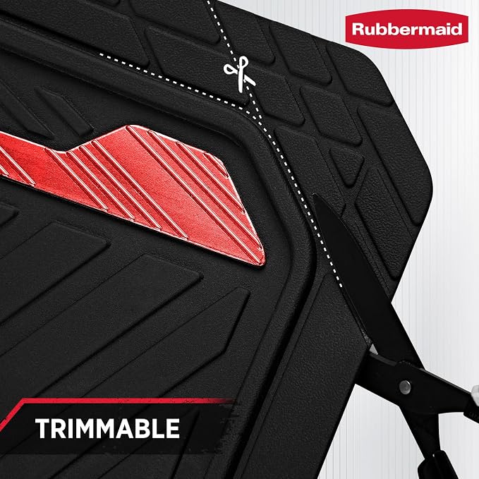 Rubbermaid Car Floor Mat, Heavy Duty All-Weather Car Mats Full Set - Image 7
