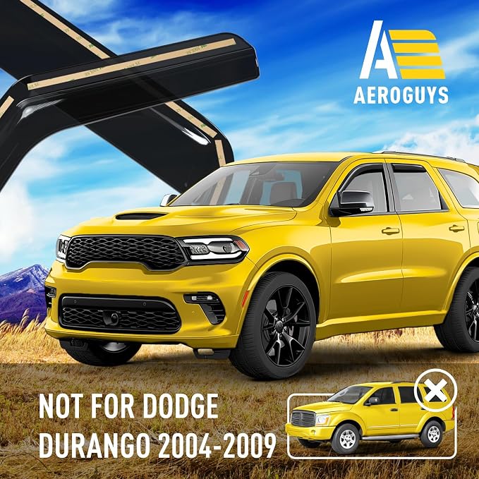 Extra Durable Window Deflectors in-Channel Window Visors Rain Guards Fit - Image 3