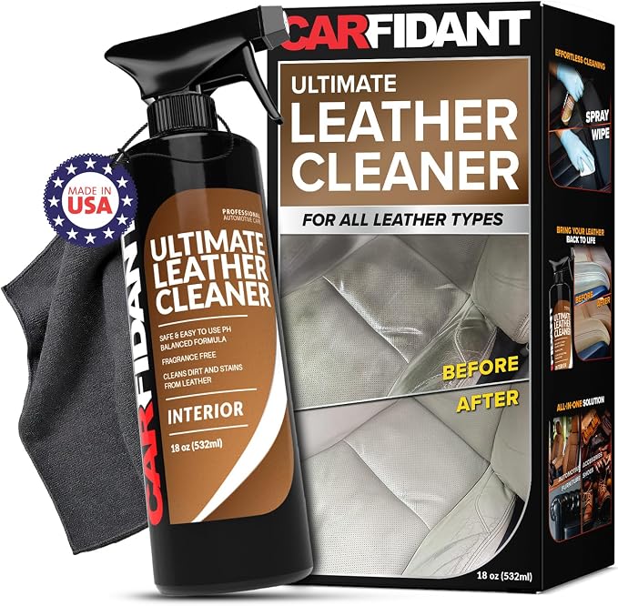 Carfidant Ultimate Leather Cleaner & Stain Remover by Carfidant