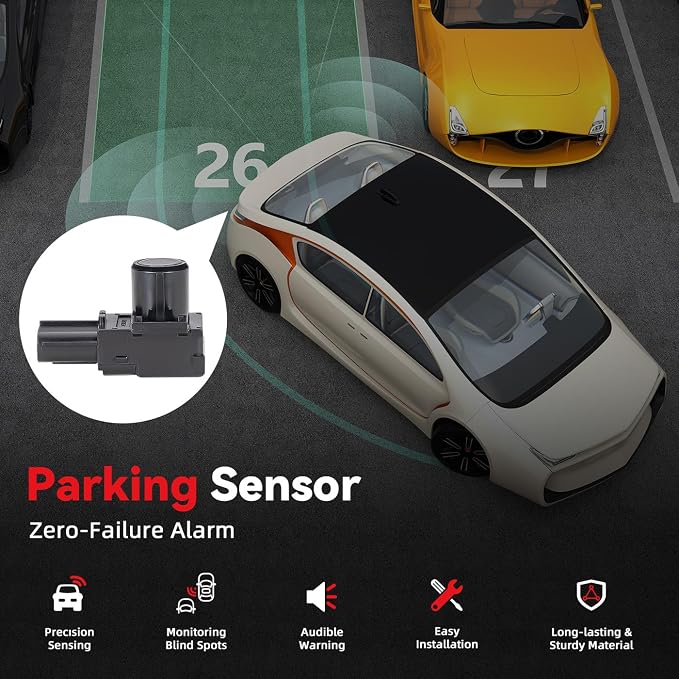 4pcs PDC Bumper Parking Aid Assist Sensor Backup Reverse Radar Replacement Kit - Image 4