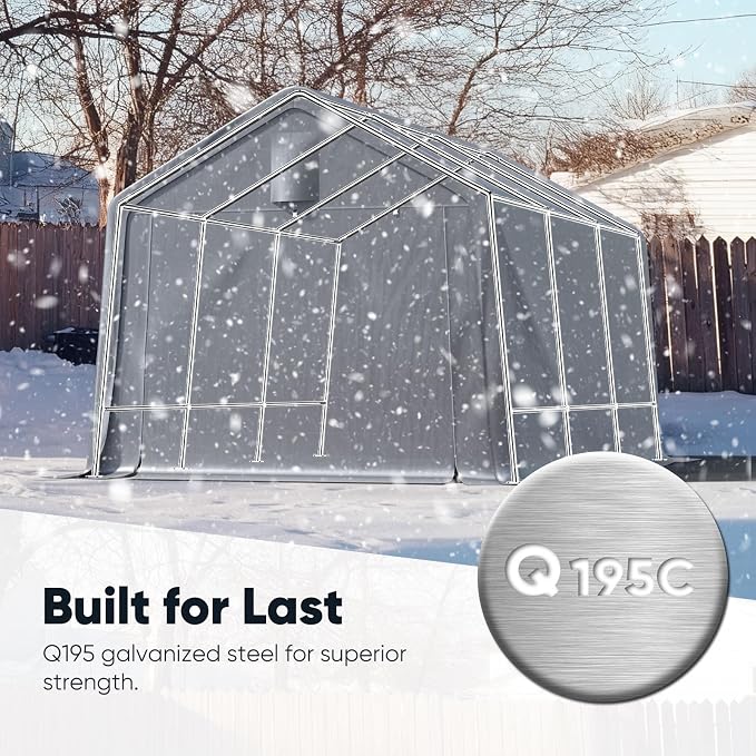 Quictent Heavy Duty 10x15FT Carport Shelter - Image 2