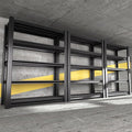 5-Tier Heavy Duty Garage Shelving Unit, 3000 LBS Capacity Metal Storage Rack by Nexvrtau