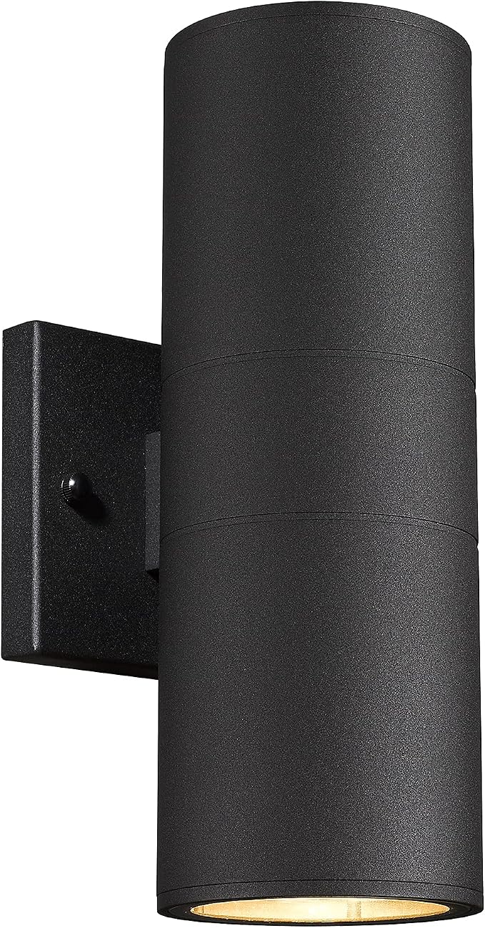 Ken & Ricky Exterior Wall Lights, Outdoor Up and Down Wall Sconce, Cylinder by KenRicky
