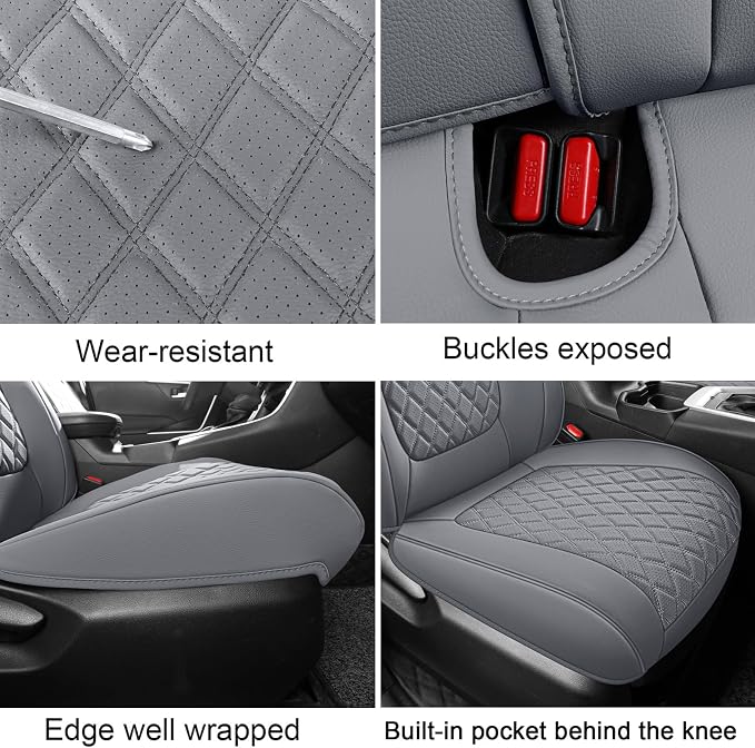 MIROZO Seat Covers for Rav4, Waterproof Car Seat Covers Compatible - Image 8