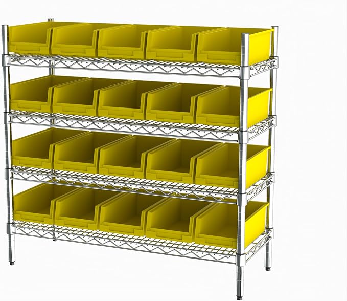 Hudson Exchange 36x14x33, Industrial Wire Shelving Unit by HudsonExchange
