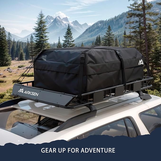 ARKSEN 64 x 39 x 5 Inch Upgrade Universal Roof Rack - Image 7