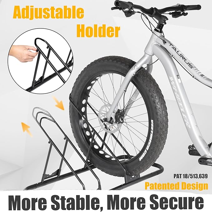 CyclingDeal Bike Rack Floor Parking Bike Stand - Image 2