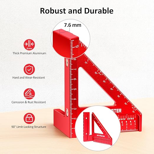 Mini 3D Multi-Angle Measuring Square Ruler, WT102C High Precision Hole Scribing - Image 5