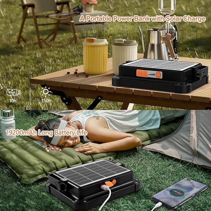 Portable LED Work Solar Light 100W 16500mAh 10000 LM - Image 6