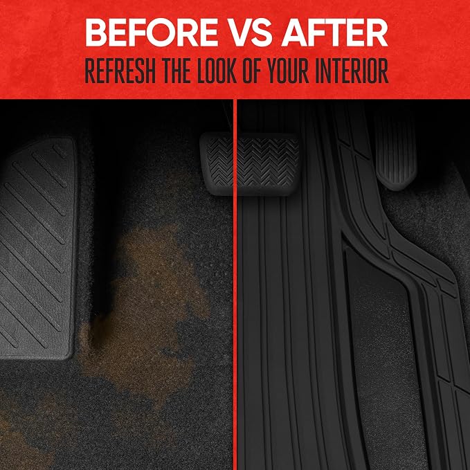 Motor Trend Rubber Car Floor Mats - Image 6