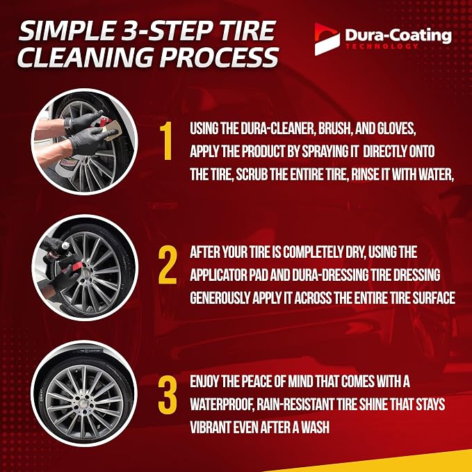 DURA-COATING TECHNOLOGY, Dressing Tire Dressing Re-Load Kit, - Image 4