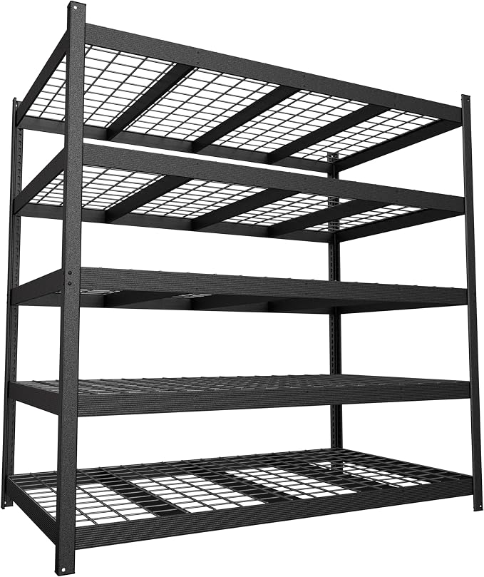 MUPATER 60.04”W × 24.02”D × 80.71”H Metal Storage Shelves, 3000 LBS Heavy Duty by MUPATERHome