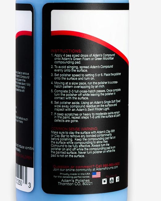 Adam's Polishes 2-Step Polishing System 12oz Combo - Image 3