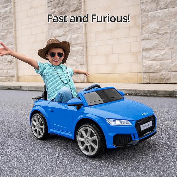 Electric Ride on Car for Kids, Licensed Audi 12V 7Ah Kids Ride-on Toy for - Image 2