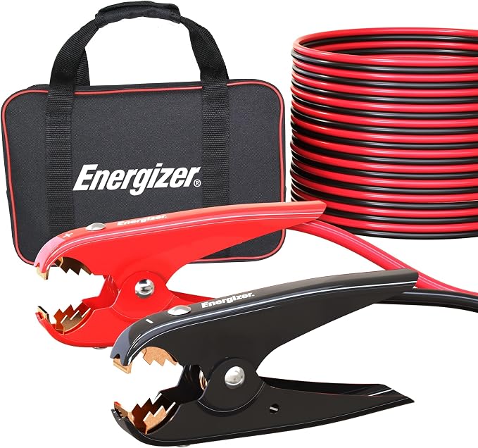 Energizer Jumper Cables for Car Battery, Heavy Duty Automotive Booster Cables by Energizer