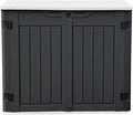 DWVO Outdoor Weather-Resistant Horizontal Storage Shed, 35 Cu Ft Capacity by DWVO