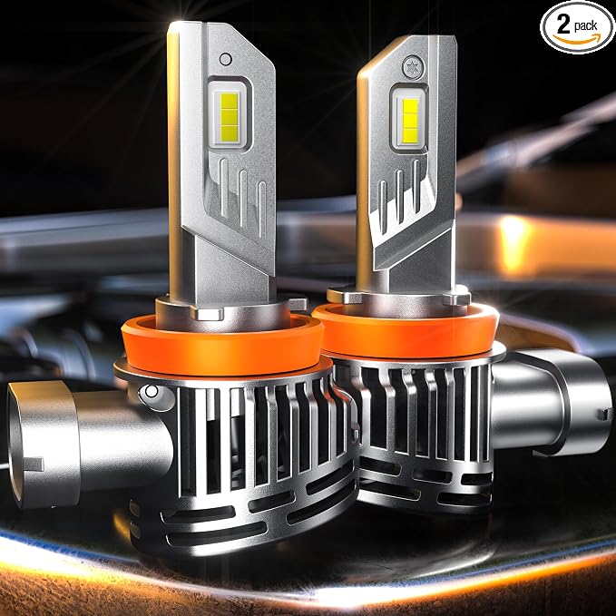 H 11 Led Bulbs, 50000lm 900% Brightness by GloDrv