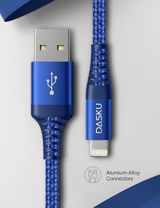 3Pack 3FT iPhone Charger Nylon Braided Lightning Cable Fast Charging iPhone - Image 2