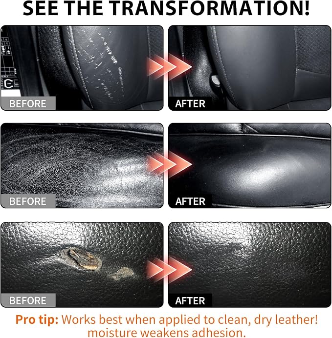 Leather Repair Kit, Car Seats, Jacket & Purse - Image 4