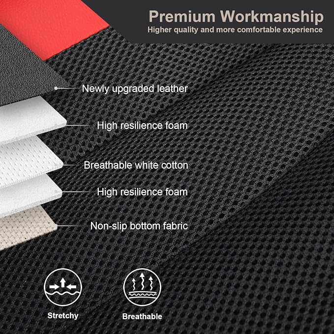 GIANT PANDA Front Seat Cover for Honda, 3D Air Mesh Bucket Car Seat Protectors - Image 6