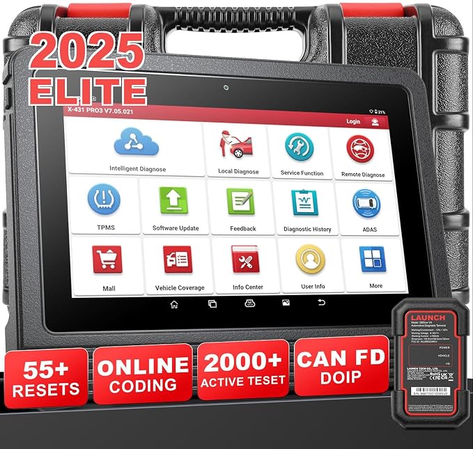 LAUNCH X431 PRO3 V+ 5.0, 2025 Upgrade Bluetooth Bi-Directional Scan Tool by LAUNCH