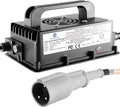 800W Lead Acid Battery Charger 48 Volt 15 AMP 3-Pin Original Gray One-Piece by Eliumsync