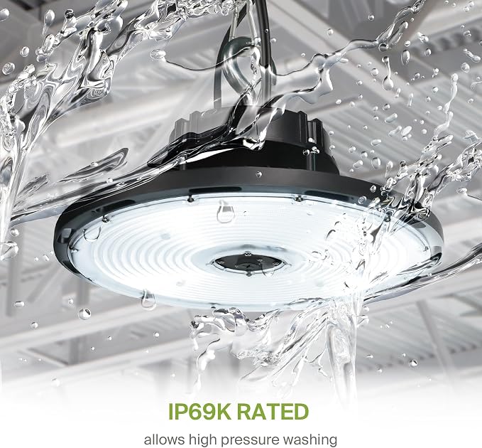 ASD LED High Bay UFO Light Fixture, Commercial Shop Lighting | Dimmable - Image 4