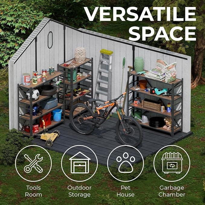 EconoHome 8x8 Ft Outdoor Storage Shed - Image 3