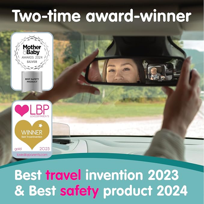 Onco Baby Car Mirror Rear Facing - Image 3