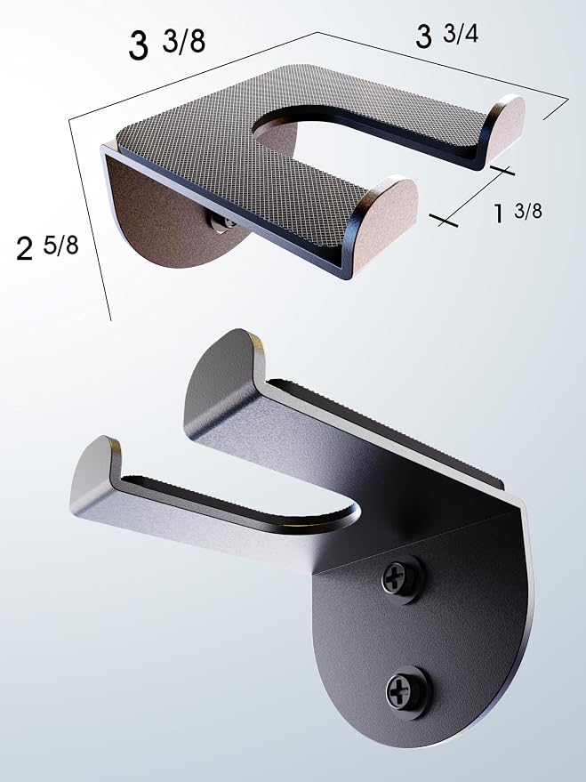 VAIIO Single Olympic Barbell Hanger, Garage Gym Bar Wall Rack, Vertical Barbell - Image 3