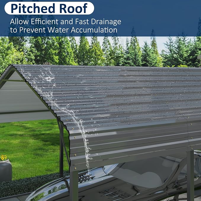10x15 Metal Carport Carports - Image 5