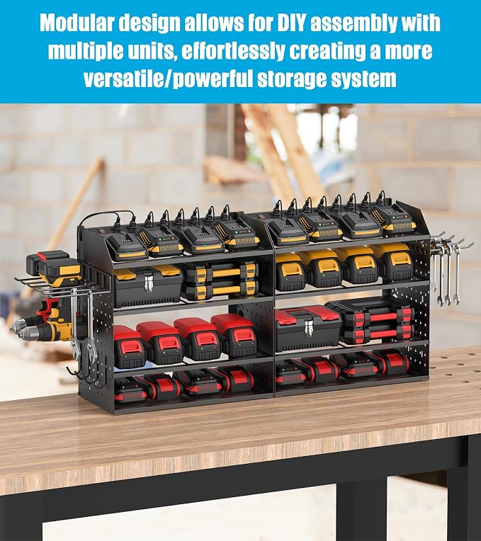CCCEI Modular Desk Power Tools Organizer - Image 3
