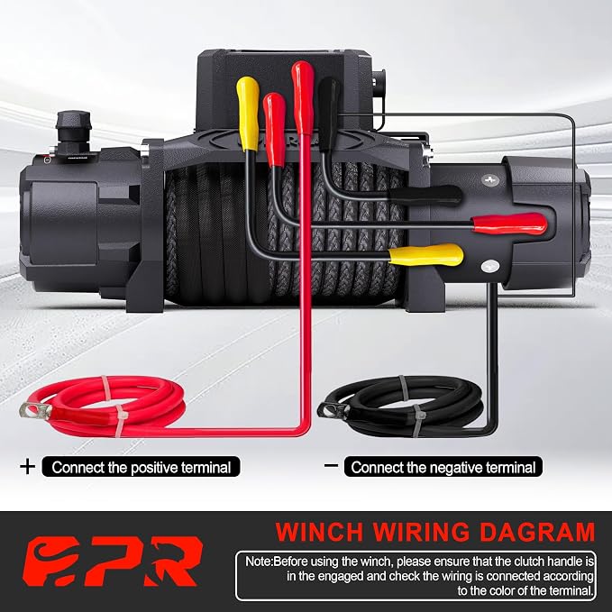 OPENROAD 12000 lb Recovery Winch - Image 4